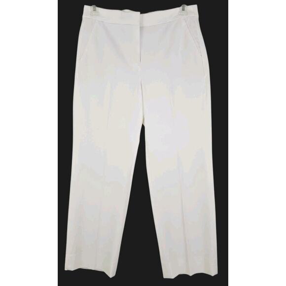 J.Crew ~Woman Size 12 Petite~ Ivory High Rise Ankle Dress Pants Stretch NWT. - Picture 12 of 16
